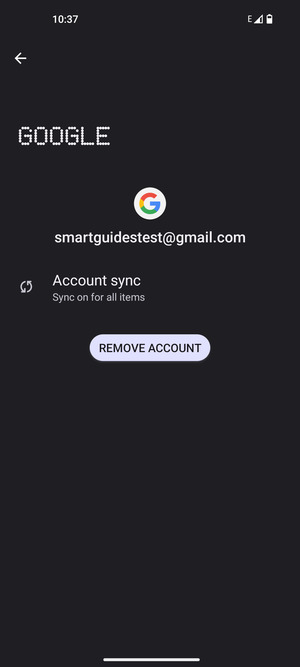 Select Account sync