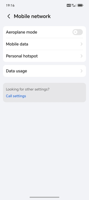Select Mobile data
