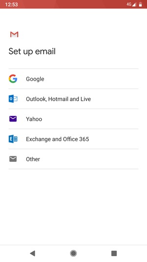 Select Exchange and Office 365