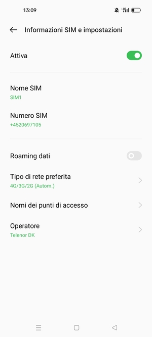Seleziona Nomi dei punti di accesso