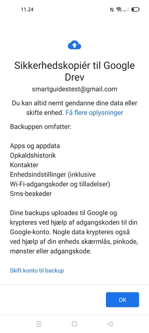 Vælg OK