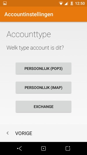 Selecteer EXCHANGE