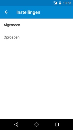 Selecteer Oproepen