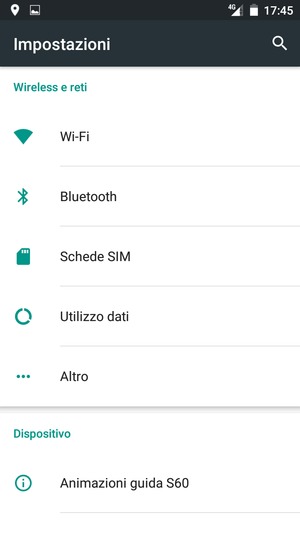 Seleziona Altro