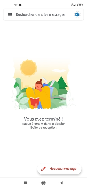 Votre messagerie Gmail est prête à l'emploi