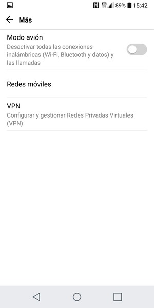 Seleccione Redes móviles