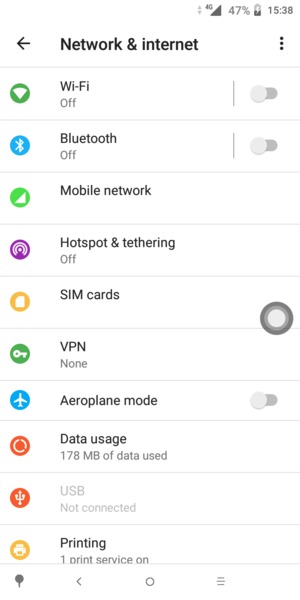 Select Wi-Fi