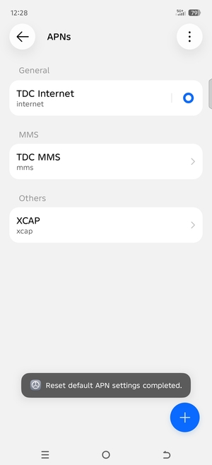 Select New APN