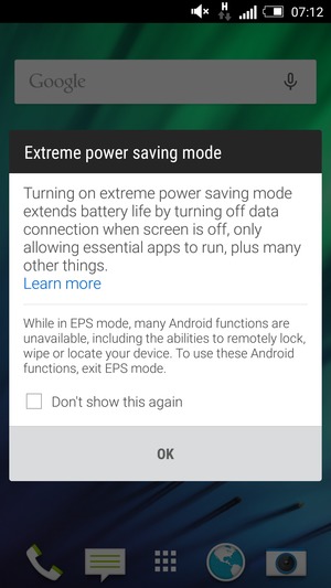 Select OK