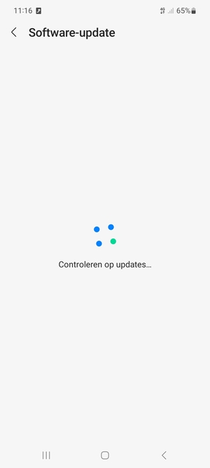 Wacht tot de zoekopdracht beëindigd is