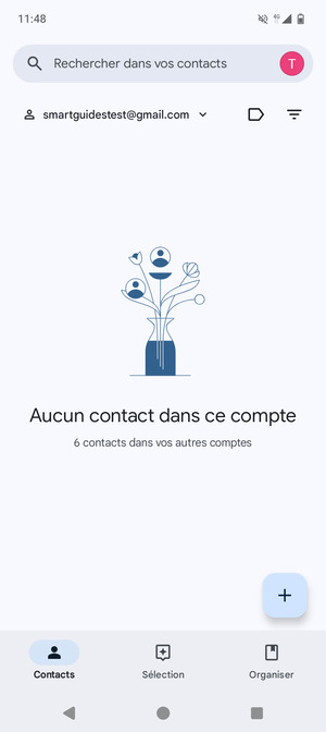 Sélectionnez Organiser