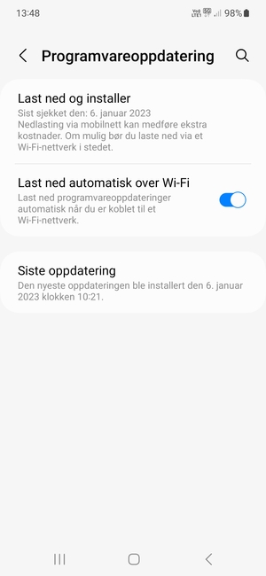 Velg Last ned og installer