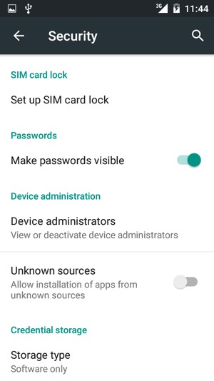 To change the PIN for the SIM card, return to the Security menu and select Set up SIM card lock