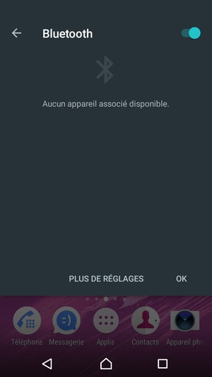 Désactiver le Bluetooth