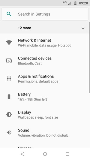 Select Network & Internet