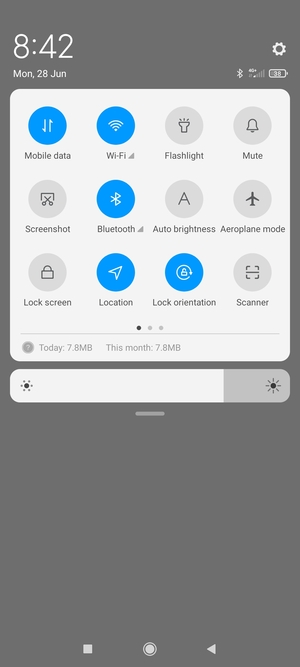Turn off Wi-Fi and Bluetooth