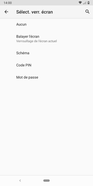 Sélectionnez Schéma