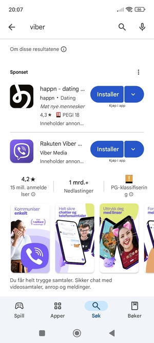 Velg app