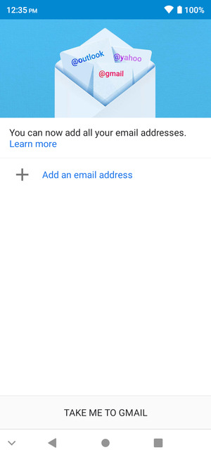 Select Add an email address