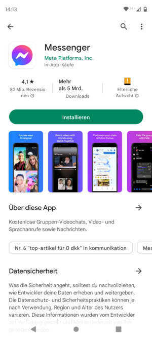 Wählen Sie Installieren