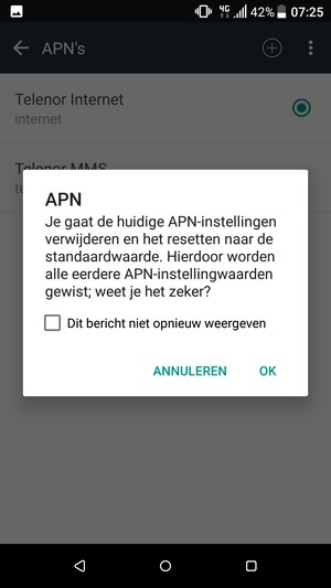 Selecteer OK