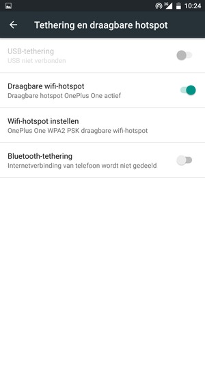 Schakel Draagbare wifi-hotspot in