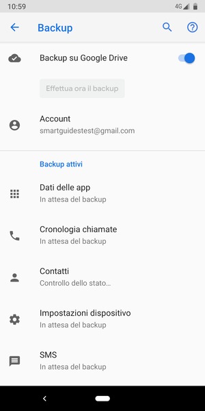 Seleziona Account