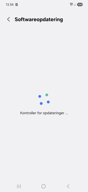 Afvent at søgningen er afsluttet