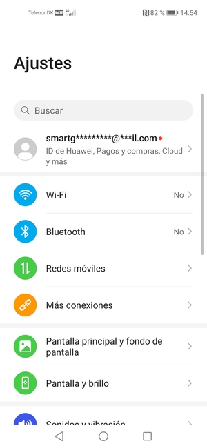 Seleccione Redes móviles