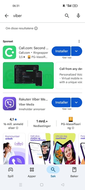 Velg app