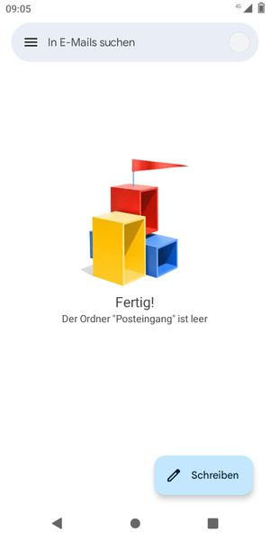 Ihr Gmail Konto ist einsatzbereit