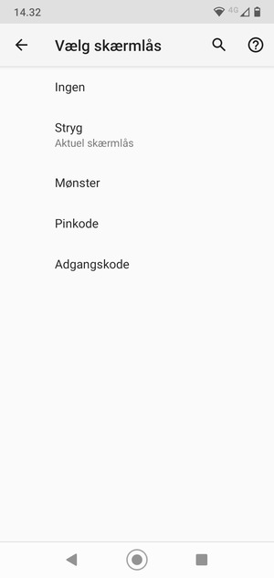 Vælg Mønster