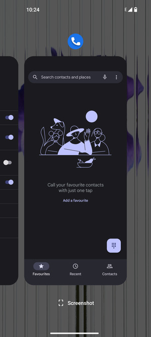 Swipe apps up to close them
