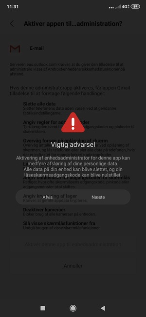 Vælg Næste