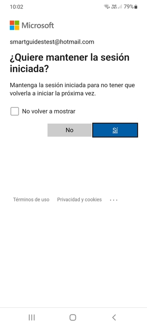 Seleccione la opción deseada