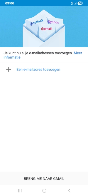 Selecteer Een e-maildres toevoegen