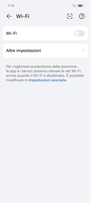 Attiva Wi-Fi