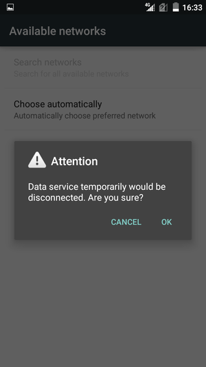 Select OK