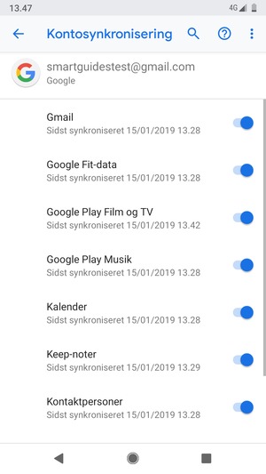 Vælg Menu-knappen