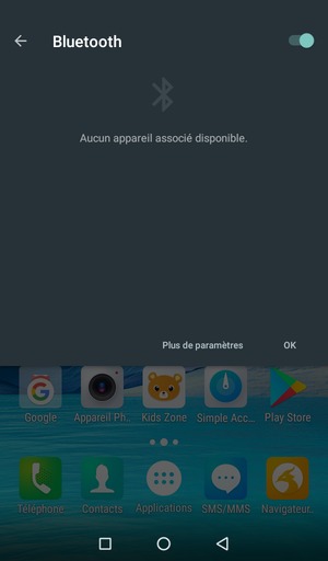 Désactiver Bluetooth