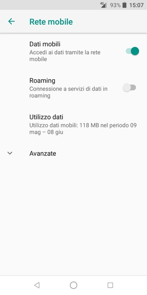 Seleziona Avanzate