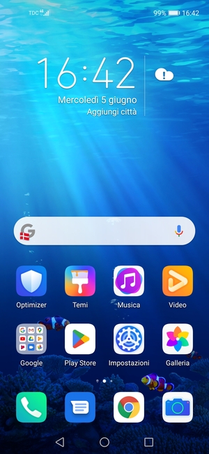 Seleziona Play Store