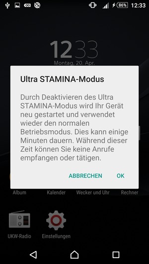 Wählen Sie OK