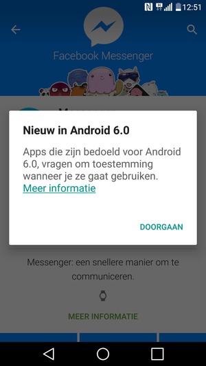 Selecteer DOORGAAN