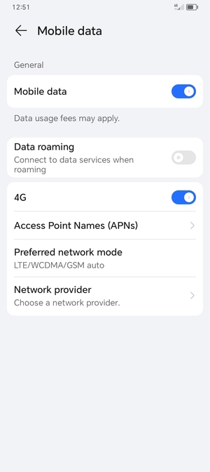 Select Access Point Names (APNs)