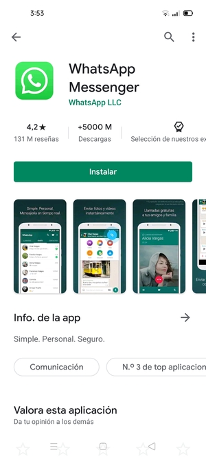 Seleccione Instalar