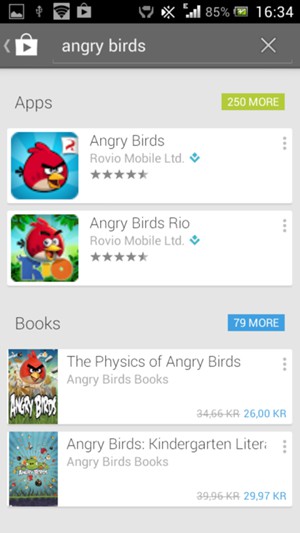 Select the app