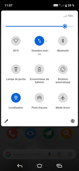 Désactiver le Localisation