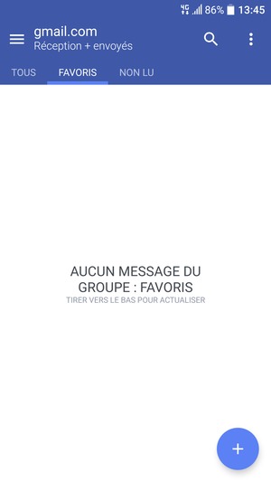 Votre messagerie Gmail est prête à l'emploi