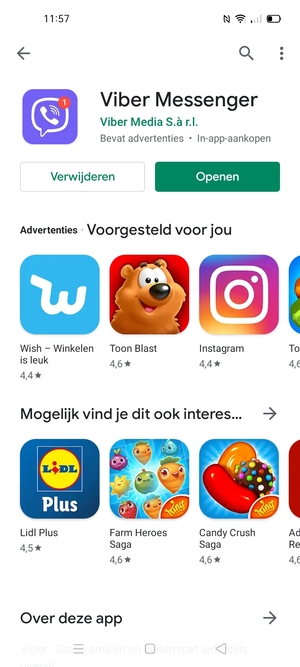 Selecteer Openen